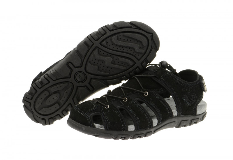 Geox S.Strada Outdoor Sandale schwarz U5224B