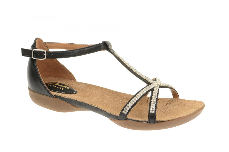 Clarks Raffi Star Sandale schwarz
