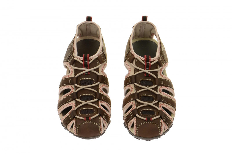 Geox Sand.Strel Sandale braun beige D7125U