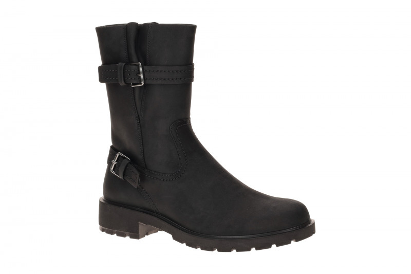 Ecco Metropole Vienna Stiefel schwarz Biker Boot 231383