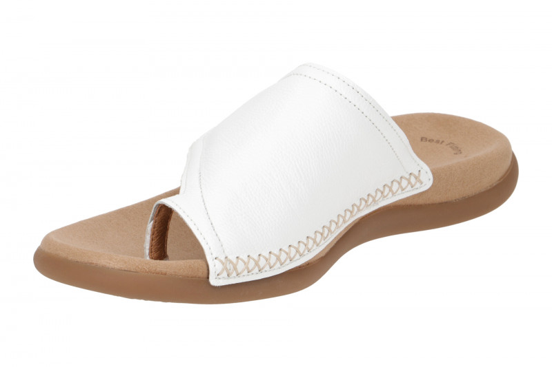 Gabor Klett Pantolette weiß Zehentrenner 23.708.21