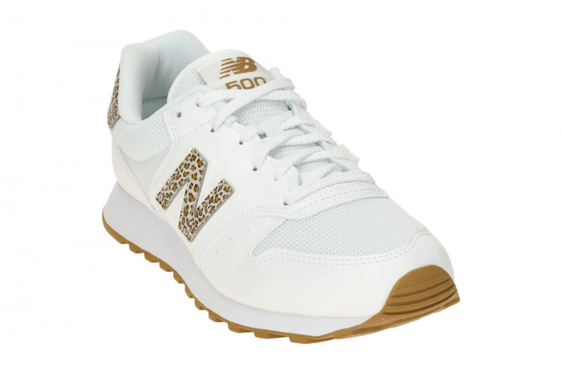 New Balance 500 Damen Schuhe Sneakers weiß Leo