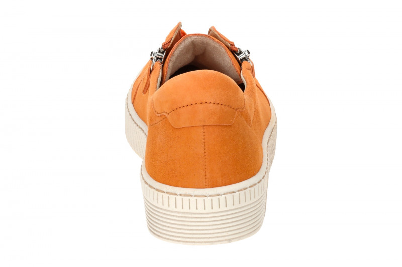 Gabor Schuhe Sneakers orange jelly Samt 43.334.13