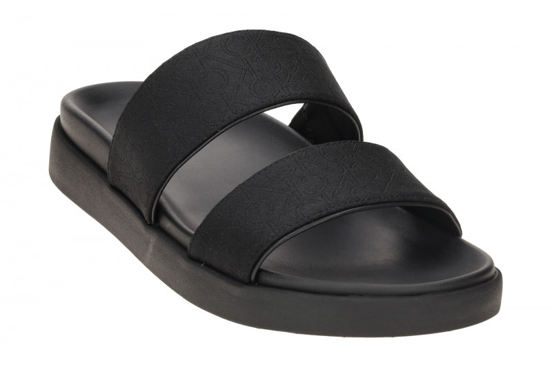Calvin Klein Pantoletten Flat Slide schwarz Damen HW02486