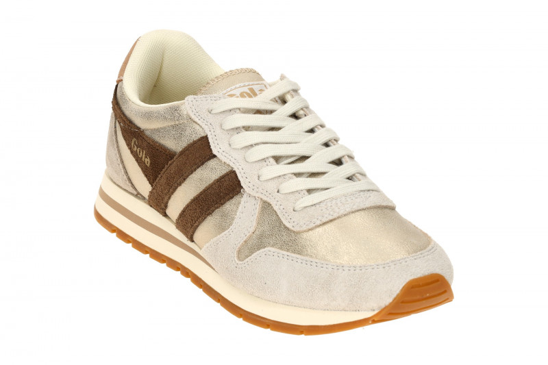 Gola Daytona Blaze Schuhe Sneakers gold grau metallic Damen CLB338