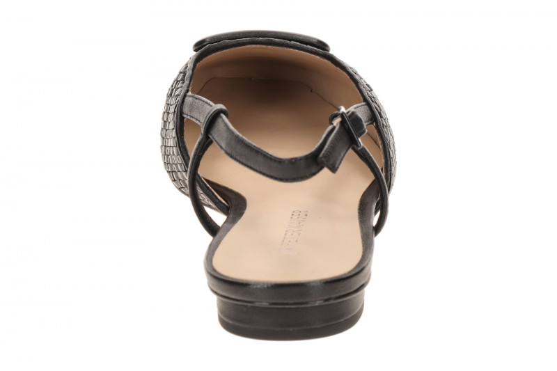 Peter Kaiser Sling Pumps schwarz Flecht 79481