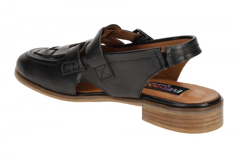 Everybody Sandalette Afina schwarz geschlossen 30503