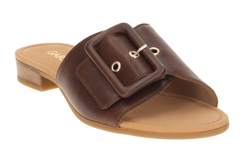 Gabor elegante Pantolette braun Glattleder 82.791.53