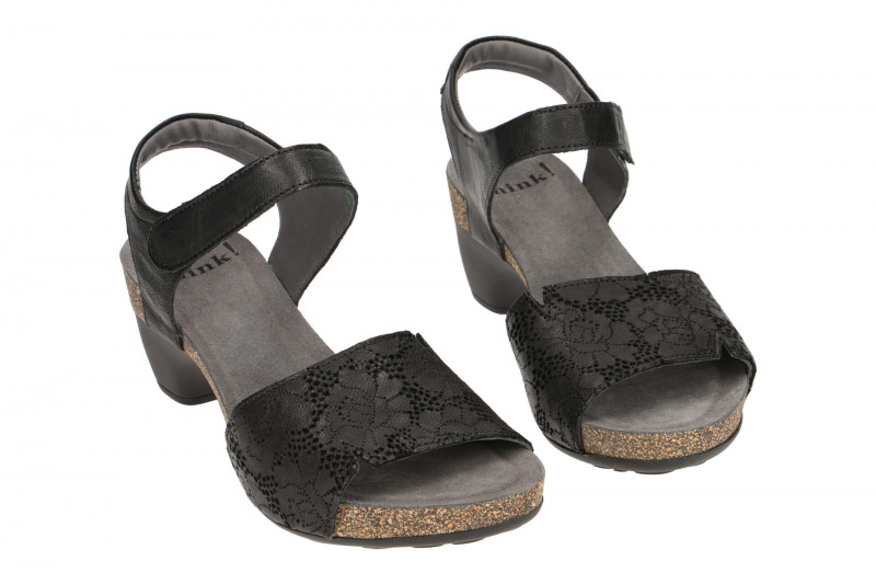 Think Traudi Sandale schwarz Laser 573