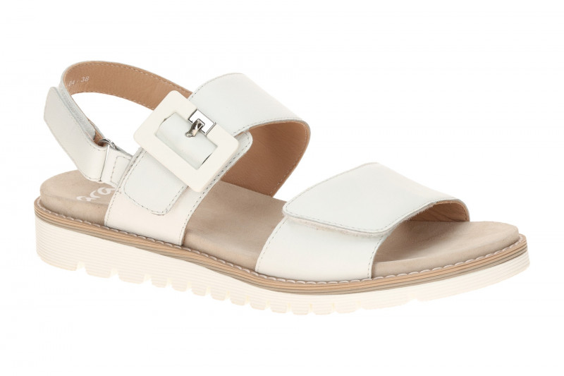 ara Kent Sandale weiß offwhite Klett 12-28134