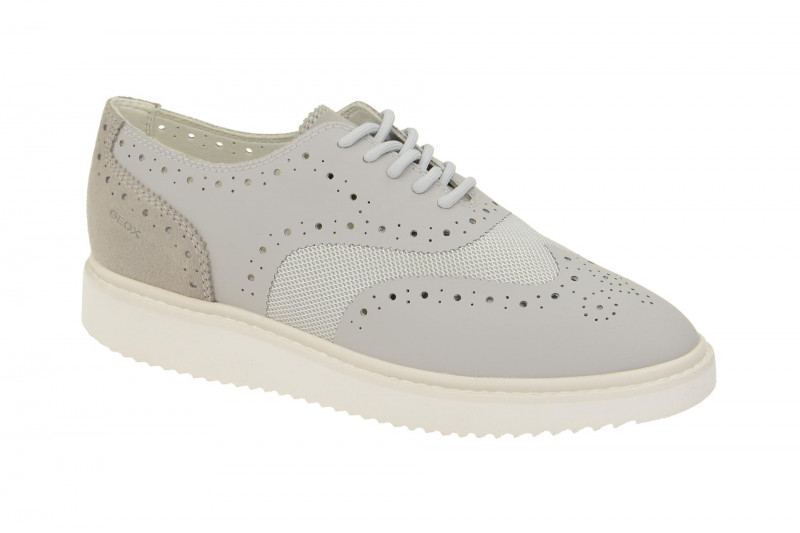 Geox Budapester Schuhe Thymar grau