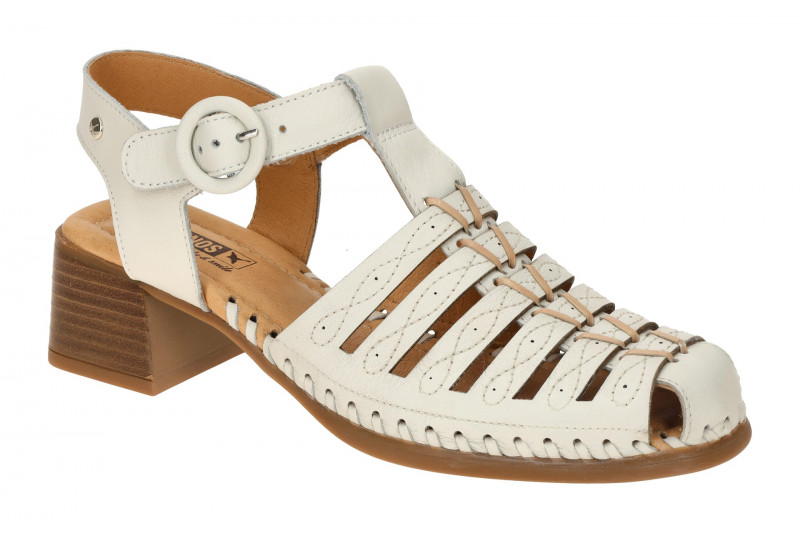 Pikolinos Romana T-Steg Sandalette weiß nata W9G-1577