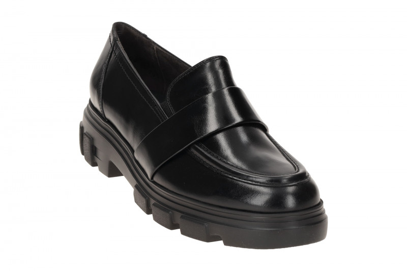 Paul Green Schuhe Slipper schwarz Plateau Loafer 1173