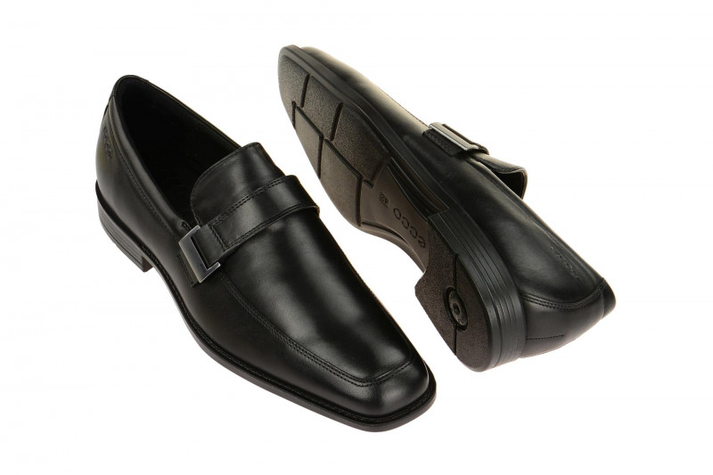 ecco Slipper Schuhe Edinburgh schwarz