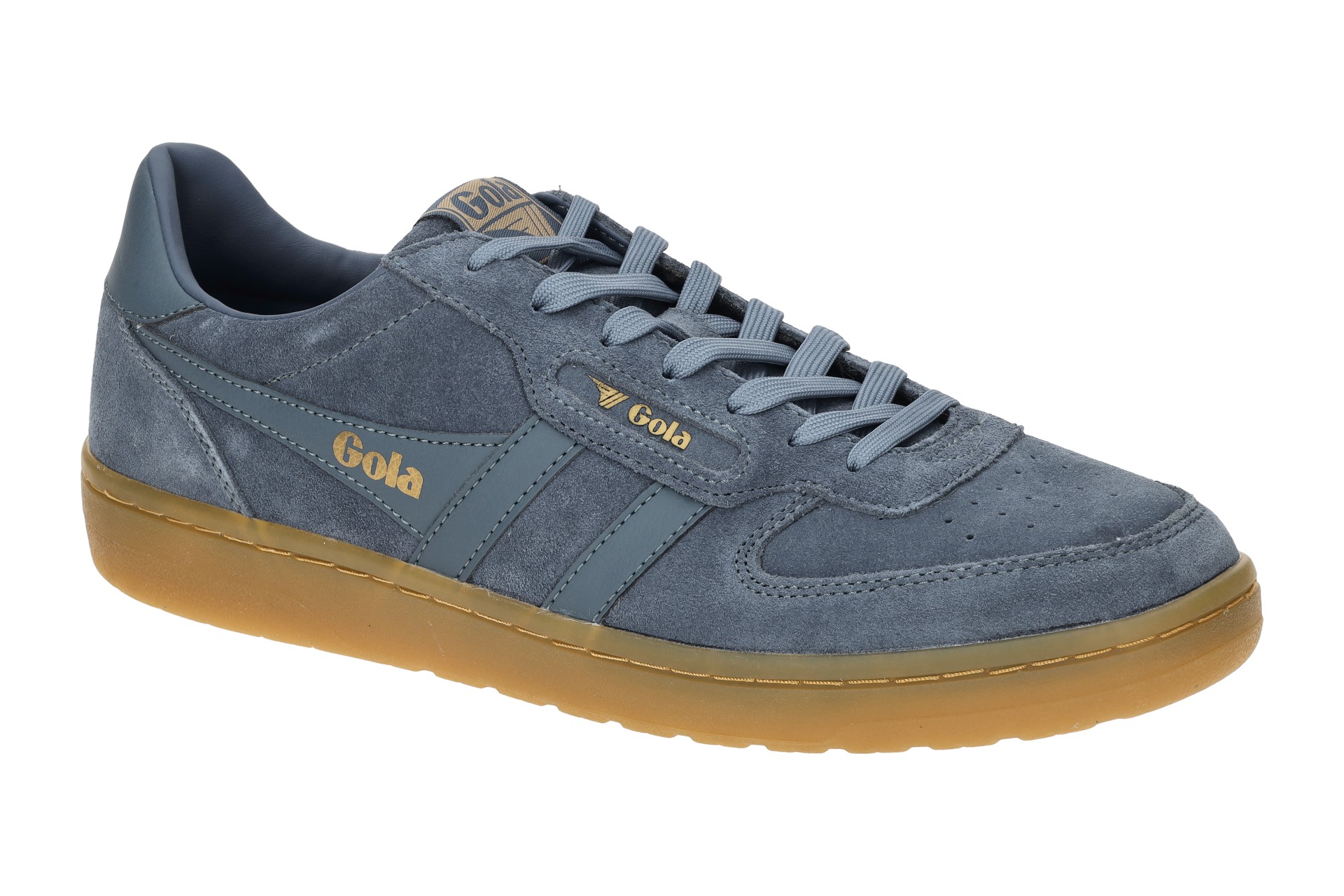 Gola Schuhe HAWK SUEDE 86 TRAINER blau Damenschuhe Halbschuhe CLB571EC NEU