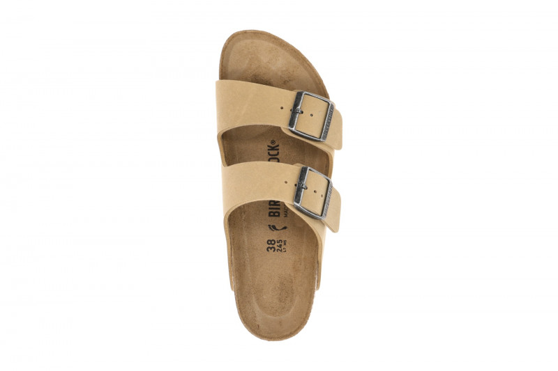 Birkenstock Arizona Pantolette beige cream SCHMAL 1029151