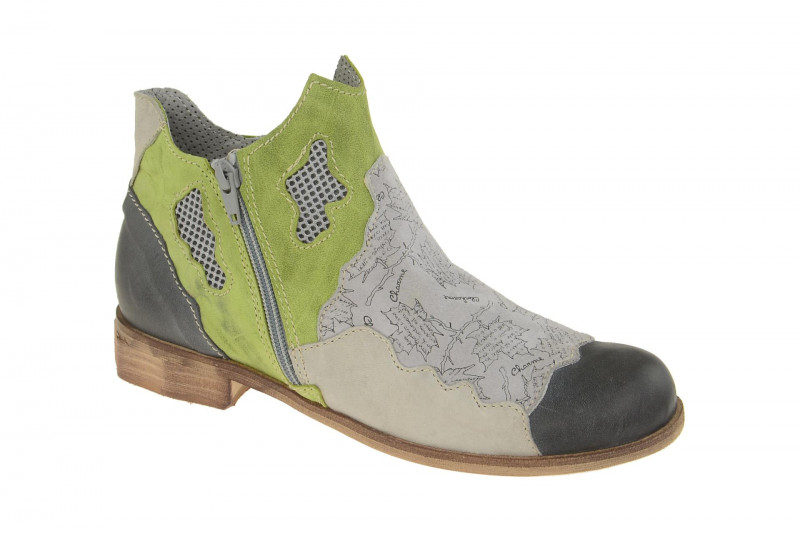Charme Stiefelette blau grau grün Gr 36 - 0257-E