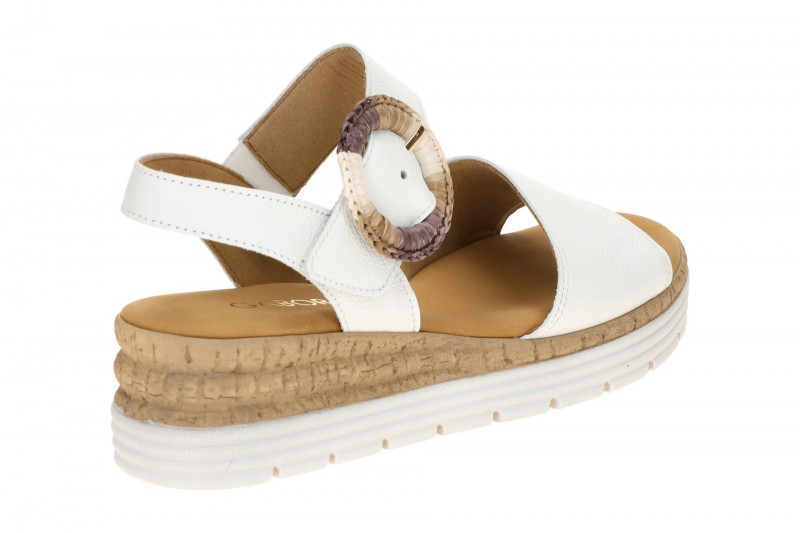 Gabor Keil Sandale weiß Glattleder 82.706.50