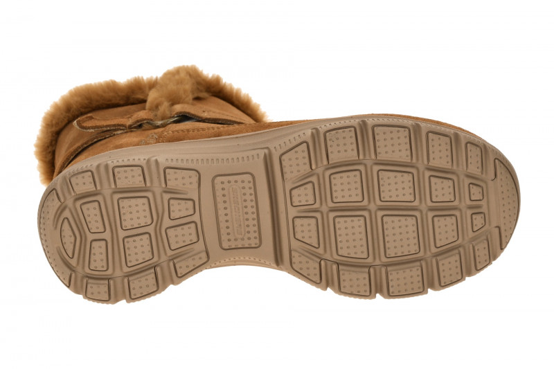 Skechers Easy Going Stiefelette braun Schlupf Boot
