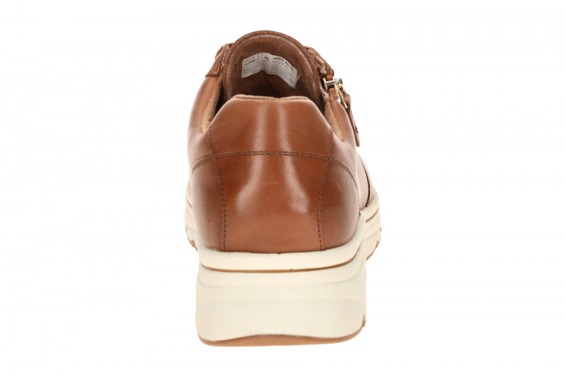 Tamaris Schuhe Keil Sneaker braun cognac 23711