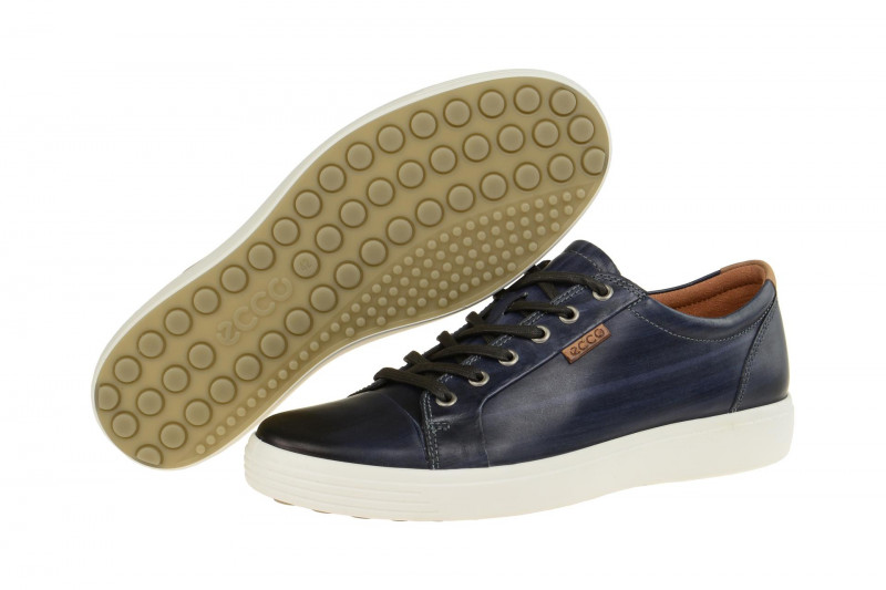 ecco Soft 7 Schuhe blau Limited Edition Sneaker