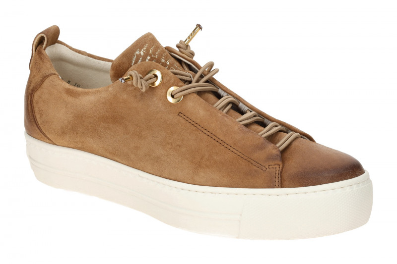Paul Green Sneaker Plateau Schuhe braun sisal 5017