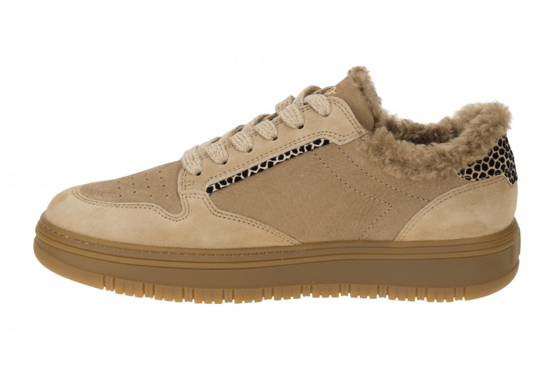 Paul Green Schuhe Sneaker beige braun Leo Warmfutter 5369