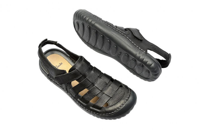 Clarks Wirrel Key Sandale in schwarz