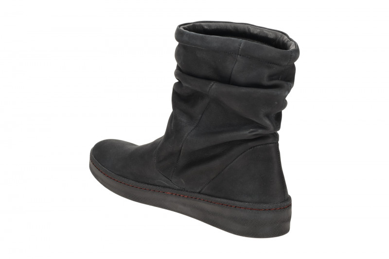 Think Kumi Schlupf Stiefelette schwarz Nubuck 836