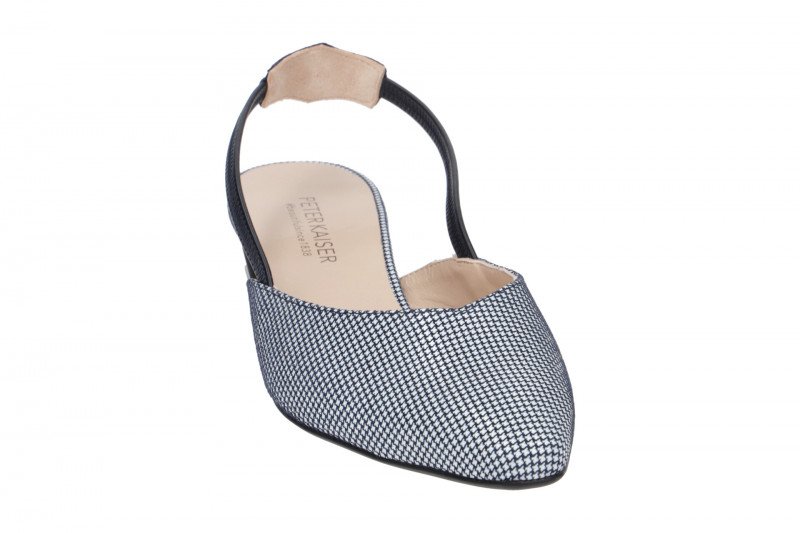 Peter Kaiser Carsta Sling Pumps blau weiß 22577