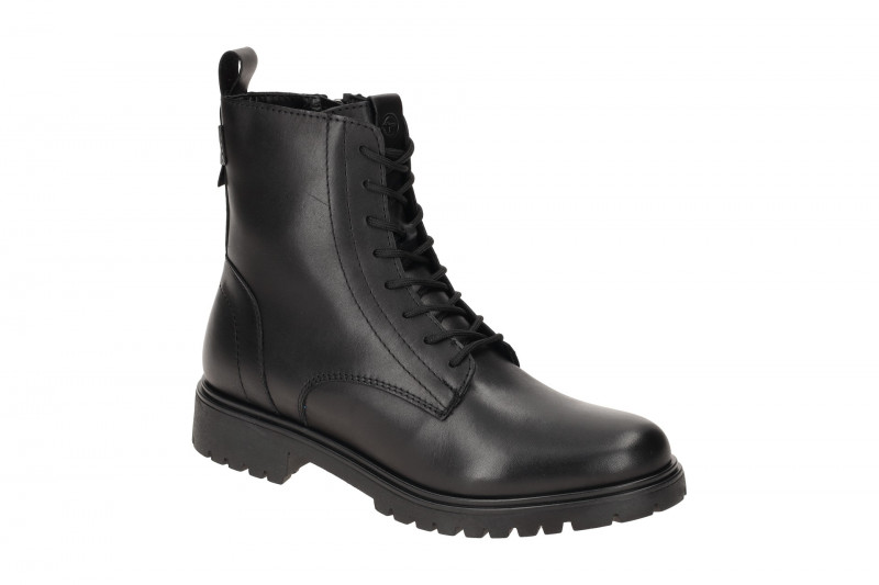 Tamaris Stiefel Boots schwarz Glattleder 25402