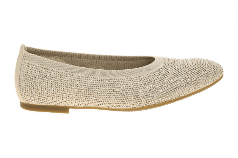 Gabor Ballerina beige Strass Funkel-Effekt 84.146.42
