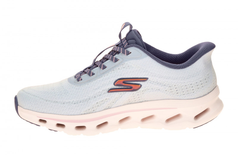Skechers Go Walk Gliede Step Slipper hellblau SLIP-IN 125144