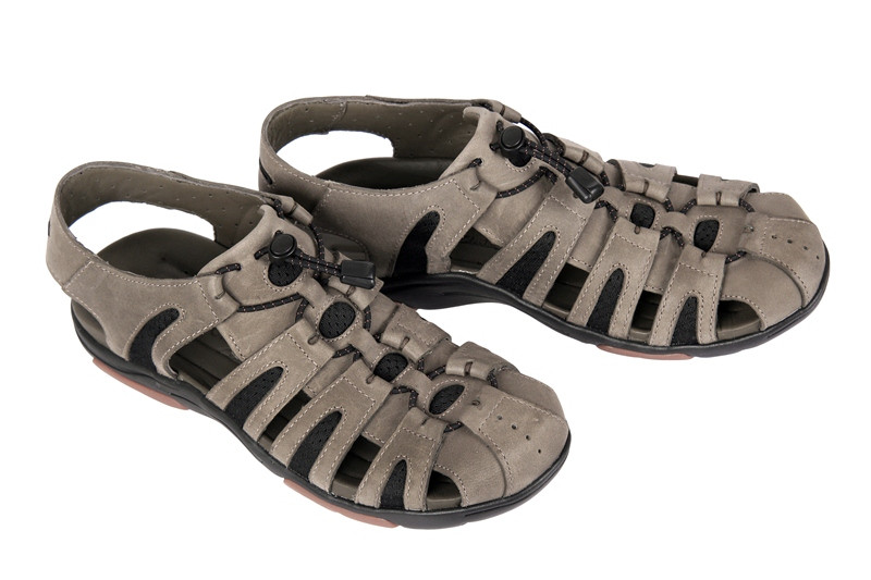 Clarks Un Dock grau Herren Sandaletten