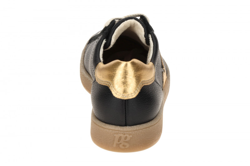 Paul Green Schuhe Snaeker schwarz gold 5464