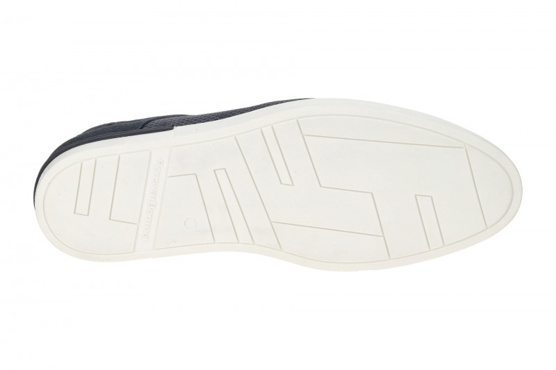 Floris van Bommel De Dekker Schuhe blau perforiert 30288