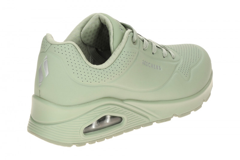 Skechers Uno Schuhe grün sage Damen Sneakers 73690