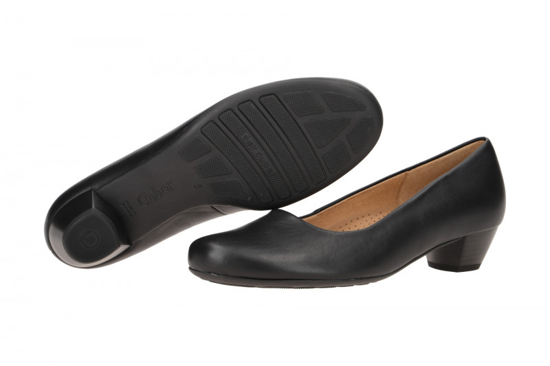 Gabor Pumps schwarz Glattleder 06.230.57