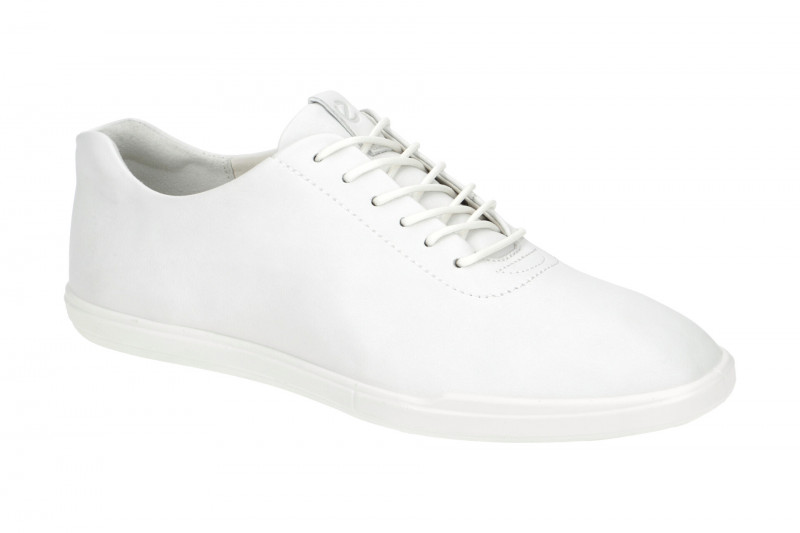 Ecco Simpil Schuhe weiß Damen Schnürer
