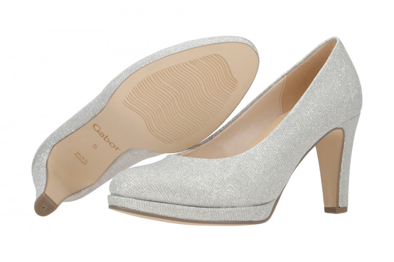 Gabor Pumps silber effekt metallic 01.270.60