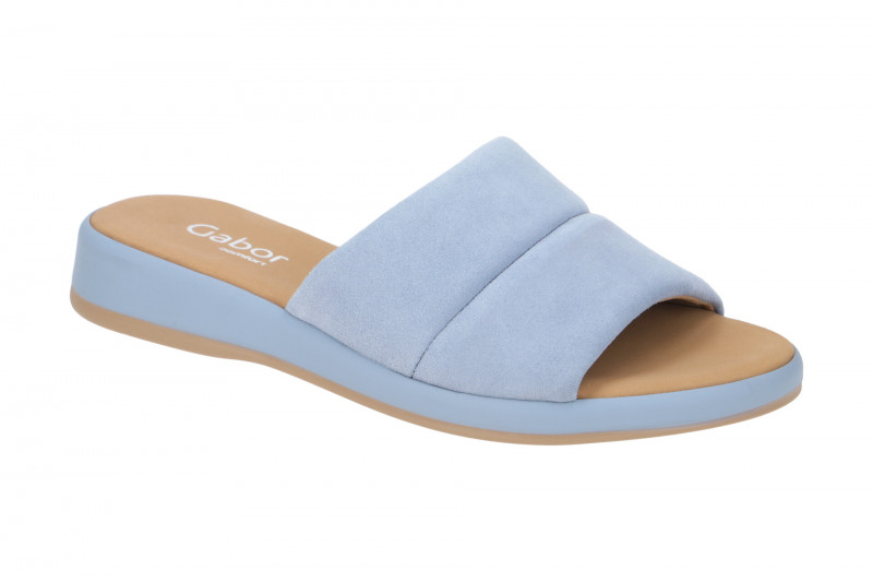 Gabor Pantolette azur blau 22.730.26