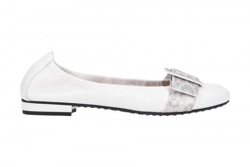 K&S Malu Ballerinas weiß Leo 10490