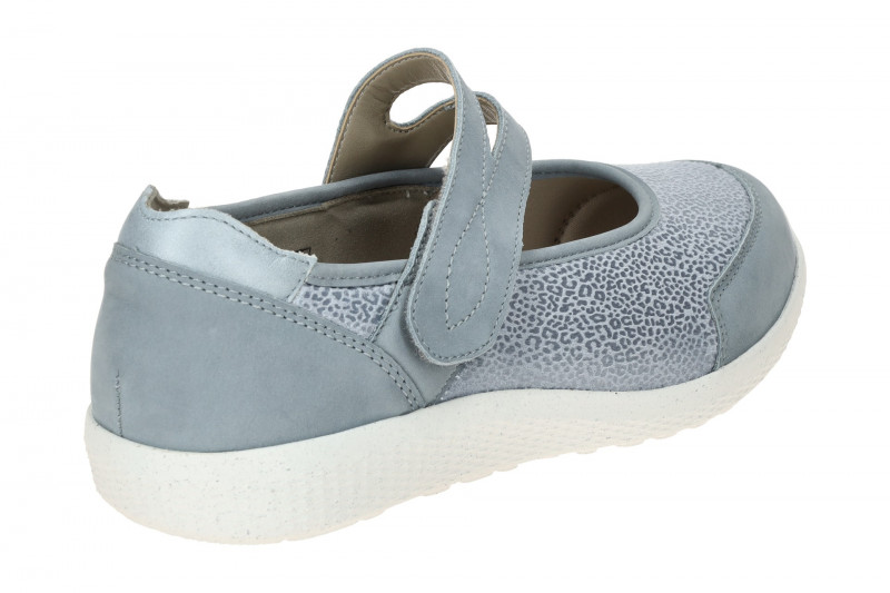 Waldläufer Ira Mary-Jane Schuhe blau sky OrthoTritt M-Weite 815M31