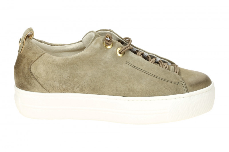 Paul Green Sneaker Plateau Schuhe olive grün 5017