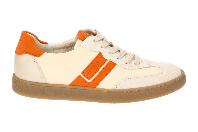 Paul Green Schuhe Snaeker grau beige Velour 5437