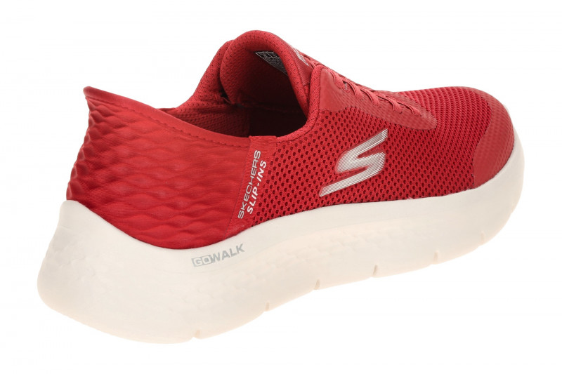 Skechers Go Walk Flex Schuhe rot SLIP-INs 124836