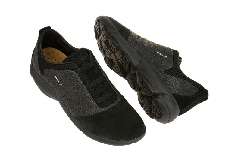 Geox Nebula Slipper schwarz Glitter