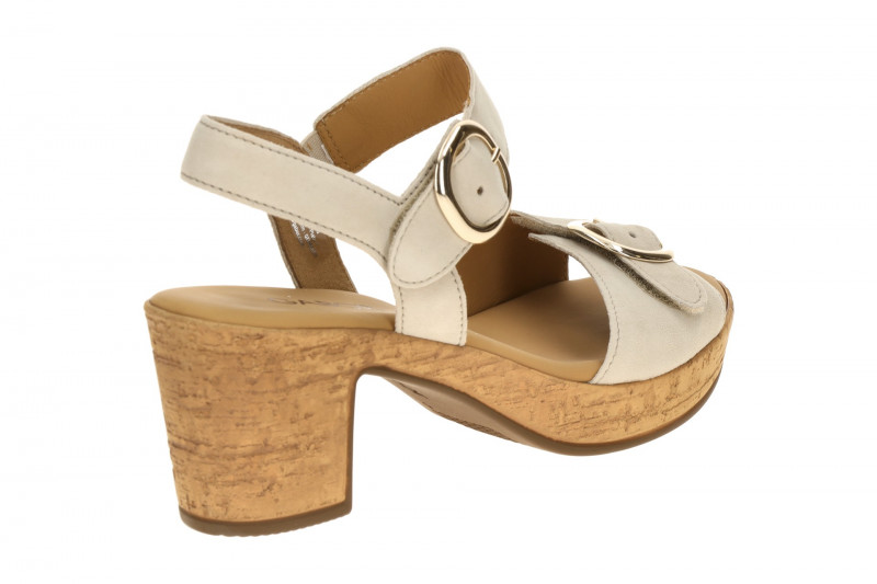 Gabor Sandalette grau oak Velour 84.764.12