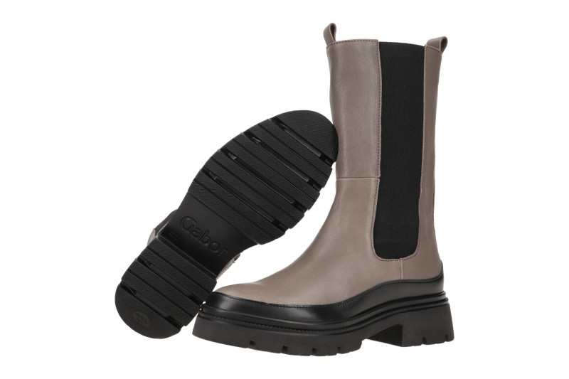 Gabor Fashion Stiefel grau taupe schwarz 91.834.29