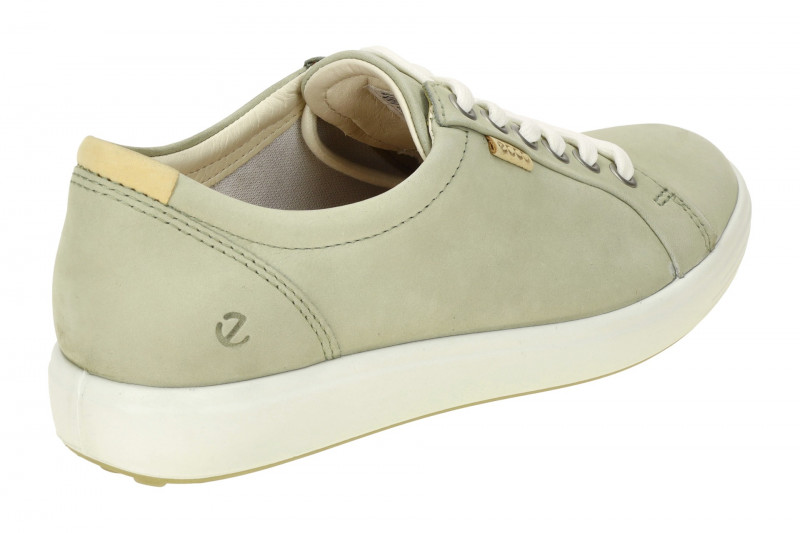 Ecco Soft 7 Schuhe grau-grün sage Damen Sneakers